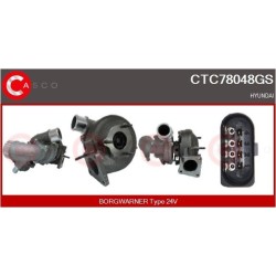 Turbo CASCO CTC78048GS pour HYUNDAI ix55 3.0 V6 CRDi 4WD 239 CV