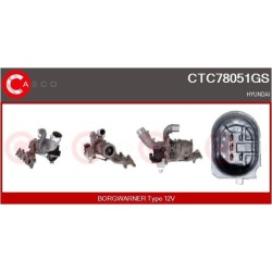 Turbo CASCO CTC78051GS pour HYUNDAI KONA (OS, OSE, OSI) 1.6 T-GDi 177 CV