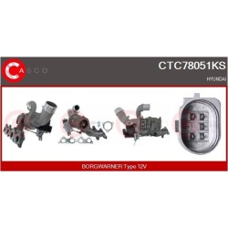 Turbo CASCO CTC78051KS pour HYUNDAI KONA (OS, OSE, OSI) 1.6 T-GDi 177 CV