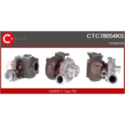 Turbo CASCO CTC78054KS pour KIA PICANTO I (SA) 1.1 CRDi 75 CV