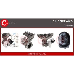 Turbo CASCO CTC78059AS pour HYUNDAI i30 (PDE, PD, PDEN) 2.0 N 275 CV