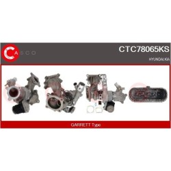Turbo CASCO CTC78065KS pour HYUNDAI i30 (PDE, PD, PDEN) 1.0 T-GDI 120 CV