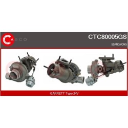 Turbo CASCO CTC80005GS pour SSANGYONG REXTON / REXTON II (GAB_) 2.7 Xdi 4x4 160 CV