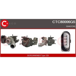 Turbo CASCO CTC80006GS pour SSANGYONG ACTYON SPORTS I (QJ) 2.0 Xdi 4WD 155 CV