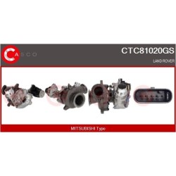 Turbo CASCO CTC81020GS pour LAND ROVER DISCOVERY SPORT (L550) 2.0 D200 MHEV 4x4 204 CV