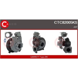 Turbo CASCO CTC82005KS pour JEEP CHEROKEE (KJ) 2.8 CRD 4x4 150 CV