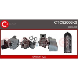 Turbo CASCO CTC82006KS pour JEEP CHEROKEE (KJ) 2.8 CRD 4x4 150 CV