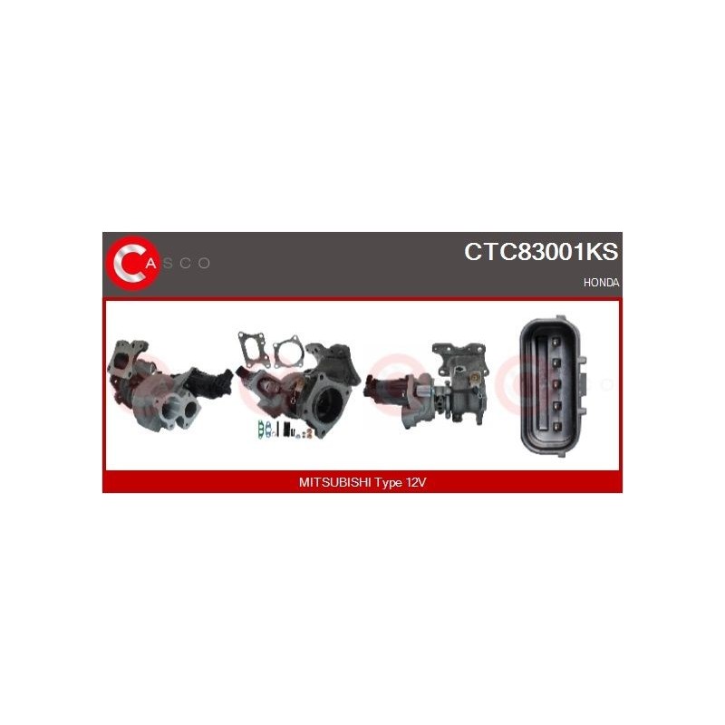 Turbo CASCO CTC83001GS pour HONDA CIVIC X A trois volumes (FC_) 1.5 VTEC (FC1) 182 CV