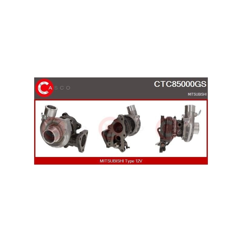 Turbo CASCO CTC85000GS pour MITSUBISHI L200 (K7_T, K6_T, K5_T) 2.5 TD 4WD (K74T) 99 CV