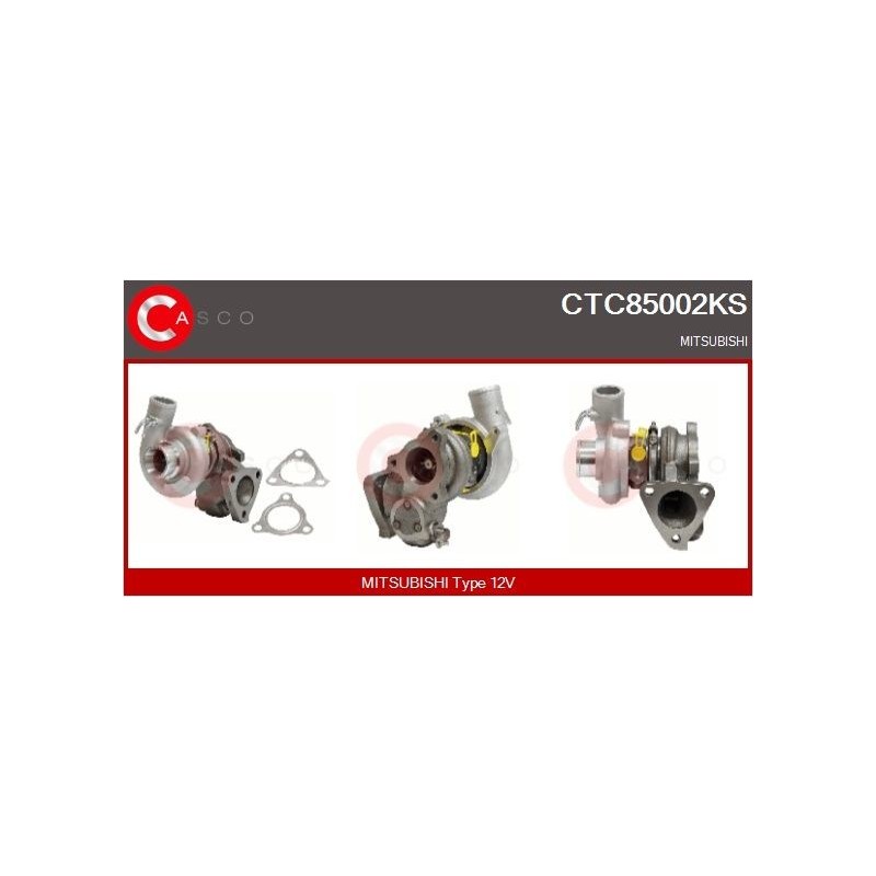 Turbo CASCO CTC85002KS pour MITSUBISHI L200 (K3_T, K2_T, K1_T, K0_T) 2.5 TD 4WD (K34T) 87 CV