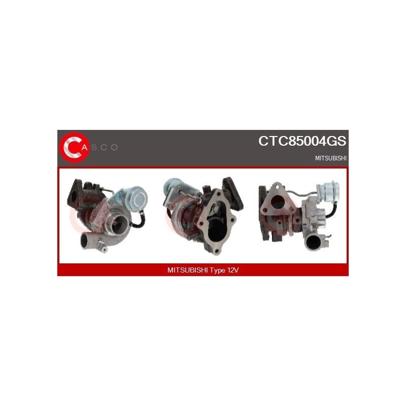 Turbo CASCO CTC85004GS pour MITSUBISHI PAJERO II (V3_W, V2_W, V4_W, V5_W) 2.8 TD (V46W, V26W) 125 CV