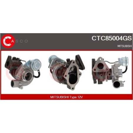 Turbo CASCO CTC85004GS pour MITSUBISHI PAJERO II (V3_W, V2_W, V4_W, V5_W) 2.8 TD (V46W, V26W) 125 CV