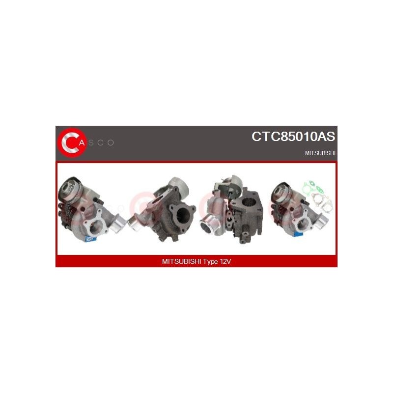 Turbo CASCO CTC85010AS pour MITSUBISHI L200 / TRITON (KJ_, KK_, KL_) 2.4 DI-D 4WD (KL1T) 181 CV