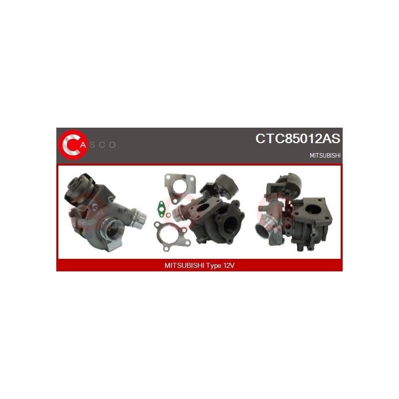Turbo CASCO CTC85012AS pour MITSUBISHI OUTLANDER II (CW_W) 2.2 DI-D 177 CV