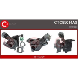 Turbo CASCO CTC85014AS pour MITSUBISHI PAJERO IV (V8_W, V9_W) 3.2 DI-D (V88W, V98W) 160 CV