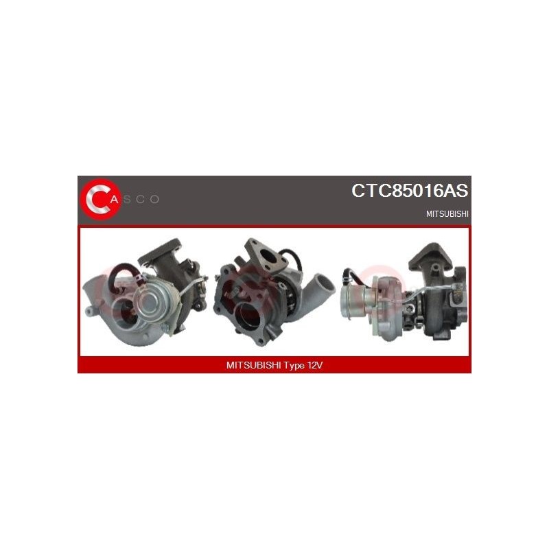 Turbo CASCO CTC85016AS pour MITSUBISHI PAJERO III (V7_W, V6_W) 3.2 DI-D (V68W) 160 CV