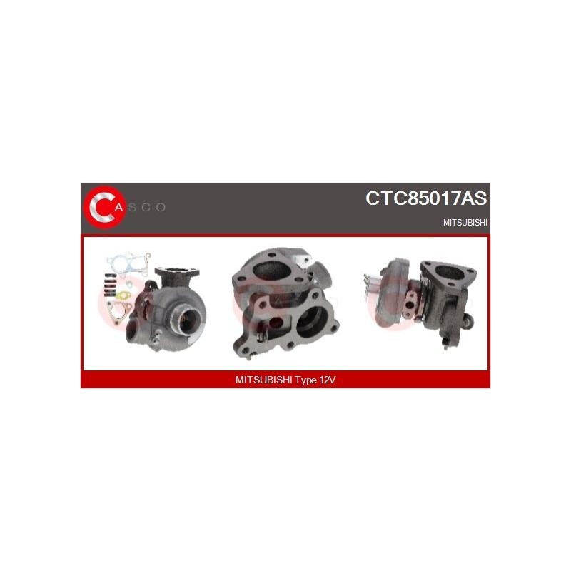 Turbo CASCO CTC85017AS pour MITSUBISHI PAJERO II (V3_W, V2_W, V4_W, V5_W) 2.5 TD 4WD (V24W) 99 CV