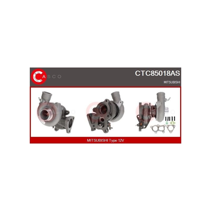 Turbo CASCO CTC85018AS pour MITSUBISHI PAJERO II (V3_W, V2_W, V4_W, V5_W) 2.5 TD 4WD (V24W) 99 CV