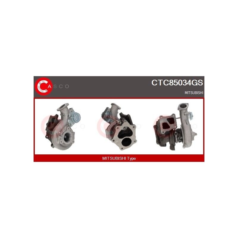 Turbo CASCO CTC85034GS pour MITSUBISHI LANCER VIII (CY_A, CZ_A) EVO X (CZ4A) 295 CV