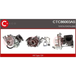Turbo CASCO CTC86003AS pour TOYOTA HILUX VII Pick-up (_N1_, _N2_, _N3_) 2.5 D 4WD (KUN25) 102 CV