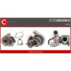 Turbo CASCO CTC86008KS pour TOYOTA 4 RUNNER III (_N18_) 3.0 TD (KZN185) 125 CV