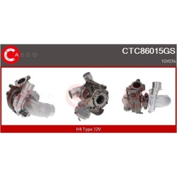 Turbo CASCO CTC86015AS pour TOYOTA AURIS (_E15_) 2.0 D-4D (ADE150_, ADE150R) 126 CV