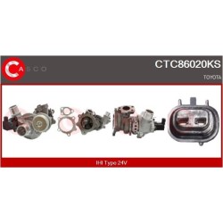 Turbo CASCO CTC86020KS pour TOYOTA C-HR (_X1_) 1.2 (NGX10_, NGX10R) 116 CV