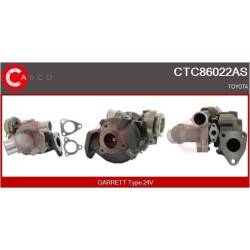 Turbo CASCO CTC86022AS pour TOYOTA HILUX VIII Pick-up (_N1_) 2.4 D (GUN112_, GUN122_, GUN135_, GUN120_, GUN135R,... 150 CV