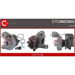 Turbo CASCO CTC86033KS pour TOYOTA LAND CRUISER 80 (_J8_) 4.2 TD (HDJ80, HDJ81) 167 CV