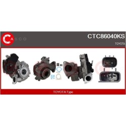 Turbo CASCO CTC86040KS pour TOYOTA HILUX VII Pick-up (_N1_, _N2_, _N3_) 3.0 D-4D 4WD (KUN26) 171 CV