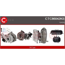 Turbo CASCO CTC86042KS pour TOYOTA LAND CRUISER PRADO (_J12_) 3.0 D-4D (KDJ120, KDJ125) 163 CV