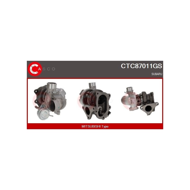 Turbo CASCO CTC87011GS pour SUBARU IMPREZA A trois volumes (GC) 2.0 Turbo GT AWD (GC8) 211 CV