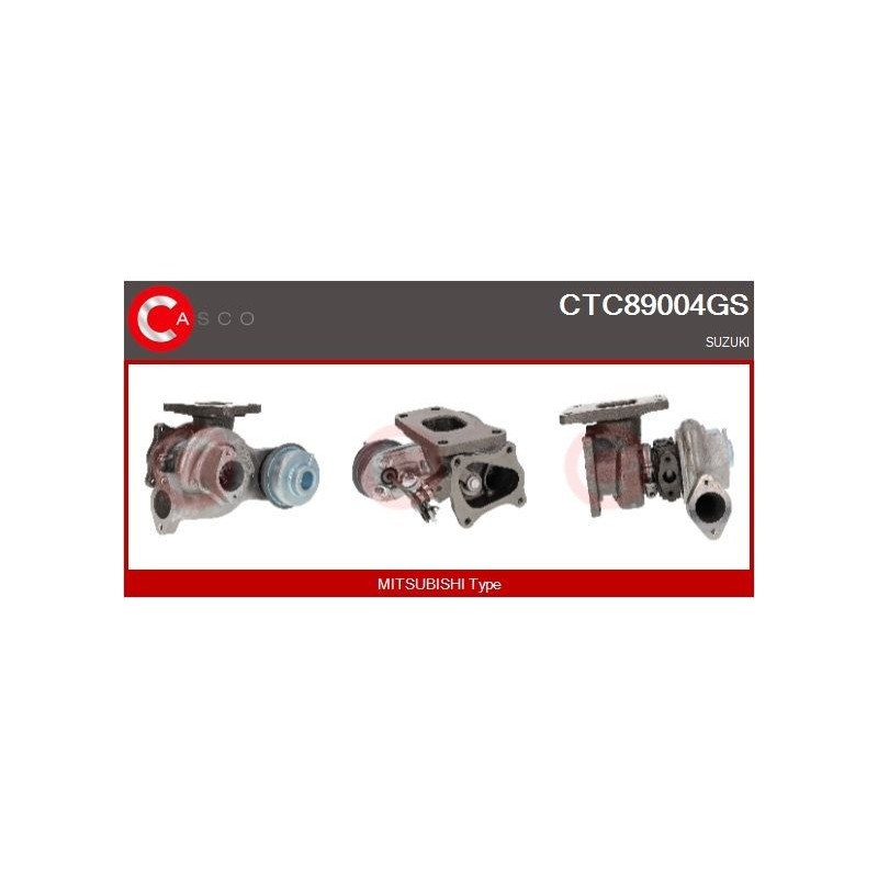 Turbo CASCO CTC89004GS pour SUZUKI VITARA (LY) 1.4 T (APK414) 140 CV