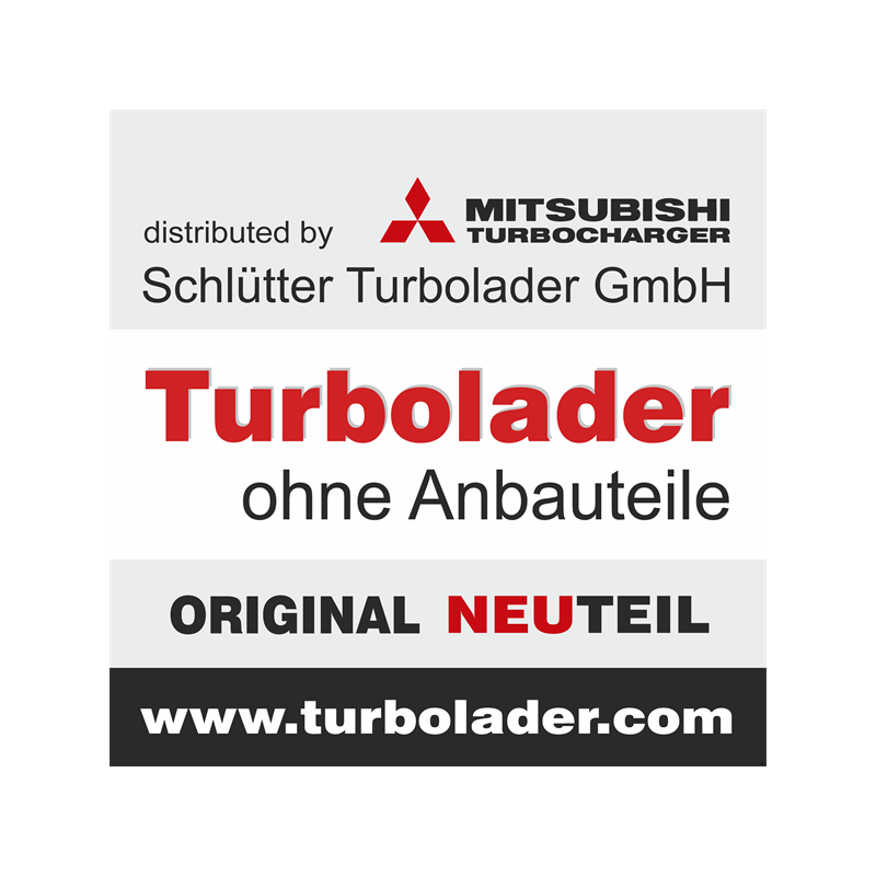 Turbo SCHLÜTTER TURBOLADER 172-02565 pour VOLVO 940 II (944) 2.0 Turbo 155 CV