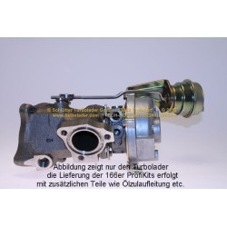 Turbo SCHLÜTTER TURBOLADER 166-00900 pour AUDI A6 C5 (4B2, 4B4) 2.7 T quattro 250 CV