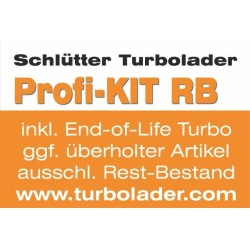 Turbo SCHLÜTTER TURBOLADER 166-07010_RB pour FORD FOCUS I (DAW, DBW) 1.8 Turbo DI / TDDi 90 CV