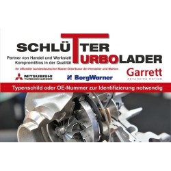 Turbo SCHLÜTTER TURBOLADER Siehe Typenschild Turb pour MERCEDES-BENZ CLASSE E (W212) E 500 (212.073) 408 CV