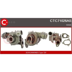 Turbo CASCO CTC71026AS pour NISSAN QASHQAI I (J10, NJ10) 1.5 dCi 110 CV