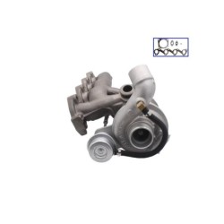 Turbo Jrone JR-190 pour FORD ESCORT VI (GAL, AAL, ABL) 1.8 Turbo D 70 CV