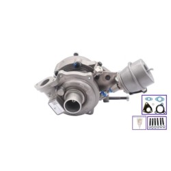 Turbo BorgWarner 54359900014 pour FIAT GRANDE PUNTO (199_) 1.3 D Multijet 84 CV