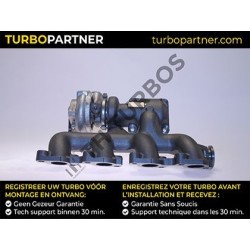 Turbo Mitsubishi RCT50080R pour KIA CERATO I Berline tricorps (LD) 1.5 CRDi 102 CV
