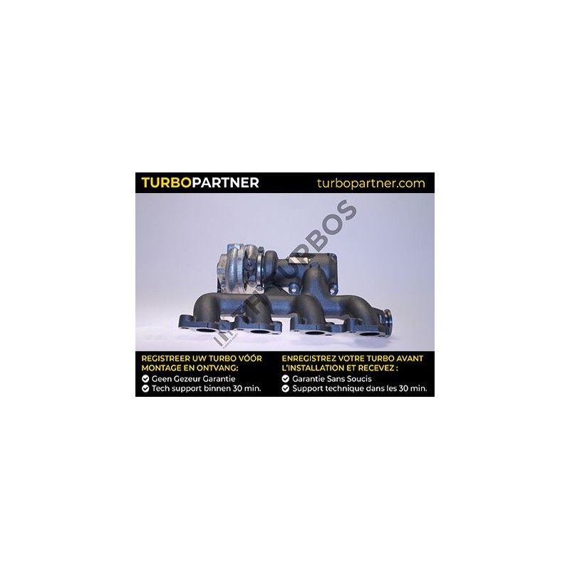 Turbo Mitsubishi RCT50080R pour KIA CERATO I Berline tricorps (LD) 1.5 CRDi 102 CV