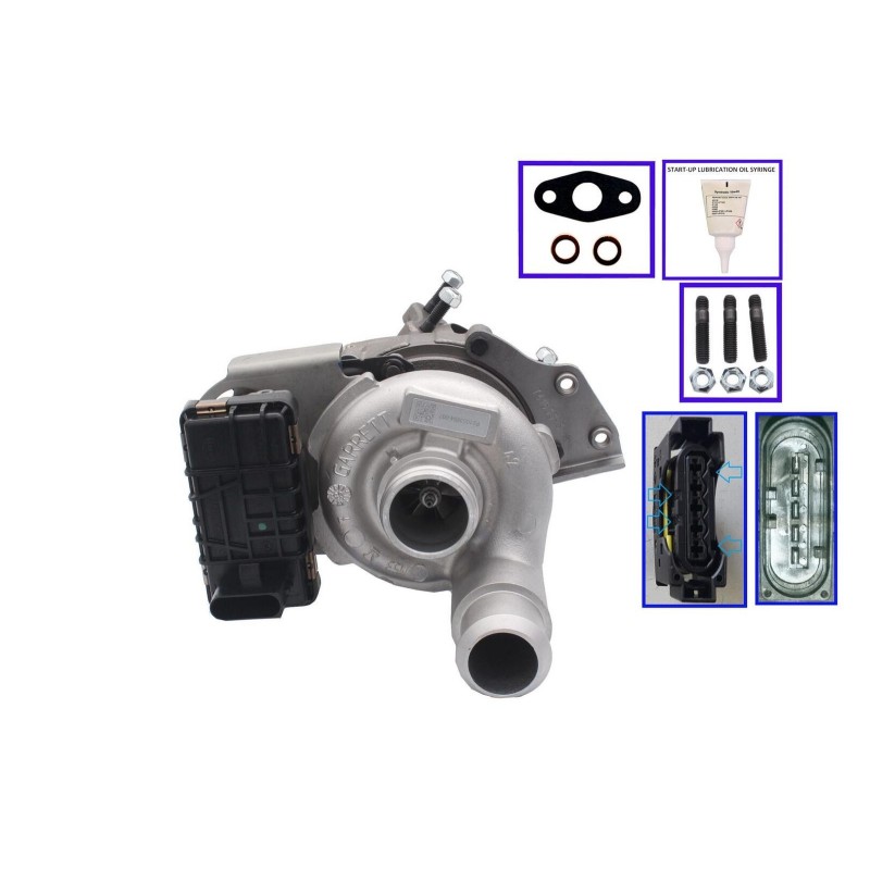 Turbo GARRETT 763647-5014S pour FORD C-MAX (DM2) 1.8 TDCi 115 CV