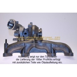 Turbo SCHLÜTTER TURBOLADER 166-04010 pour SEAT IBIZA IV (6J5, 6P1) 1.9 TDI 90 CV