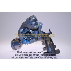 Turbo SCHLÜTTER TURBOLADER 166-04010 pour SEAT IBIZA IV (6J5, 6P1) 1.9 TDI 90 CV