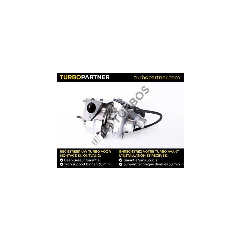 Turbo TURBO'S HOET 2101082 pour PORSCHE CAYENNE (92A) 4.2 S Diesel 382 CV