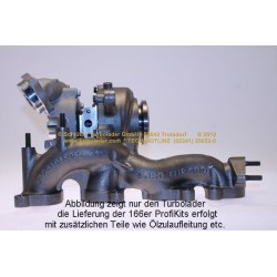 Turbo SCHLÜTTER TURBOLADER 166-09340 pour VW PASSAT B6 (3C2) 2.0 TDI 16V 140 CV