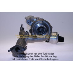 Turbo SCHLÜTTER TURBOLADER 166-09340 pour VW PASSAT B6 (3C2) 2.0 TDI 16V 140 CV