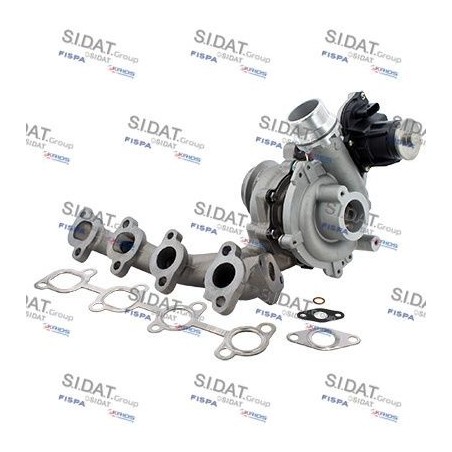 Turbo SIDAT 49.1082 pour OPEL ASTRA J (P10) 1.4 Turbo (68) 120 CV