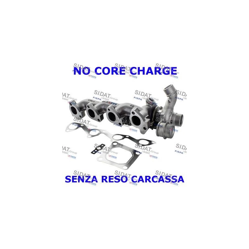 Turbo SIDAT 49.186R pour FORD FIESTA IV (JA_, JB_) 1.8 D 60 CV
